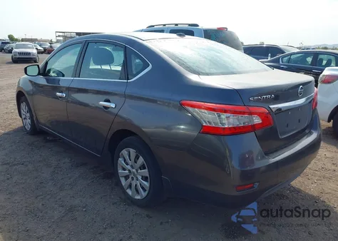 2015 Nissan Sentra Sv из США, поврежденный, VIN 3N1AB7AP9FY245481
